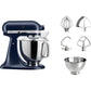 KitchenAid Planetaria Artisan con testa reclinabile 4,8L Blu Inchiostro + Accessori