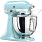 KitchenAid Planetaria Artisan con testa reclinabile 4,8L Blu Ghiaccio + Accessori