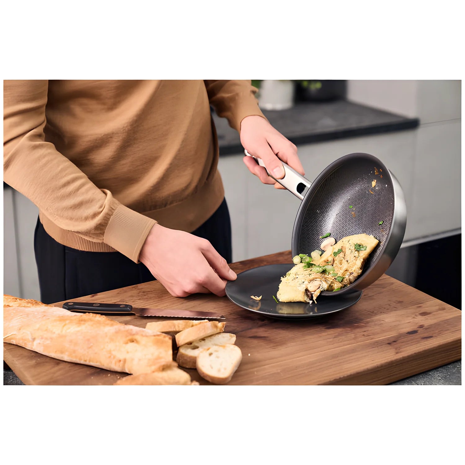 Zwilling Joy Plus Padella Antiaderente 24 cm – Acciaio Inox 18/10, Adatta a Induzione