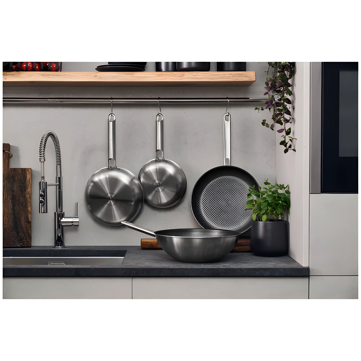 Zwilling Joy Plus Padella Antiaderente 20 cm – Acciaio Inox 18/10, Adatta a Induzione