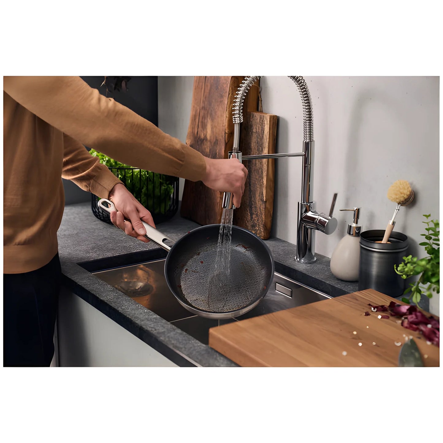 Zwilling Joy Plus Padella Antiaderente 20 cm – Acciaio Inox 18/10, Adatta a Induzione