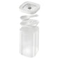 Zwilling Fresh & Save CUBE Starter Set con Pompa Sottovuoto – 6 Pezzi, Trasparente-Bianco, Art. 1025401