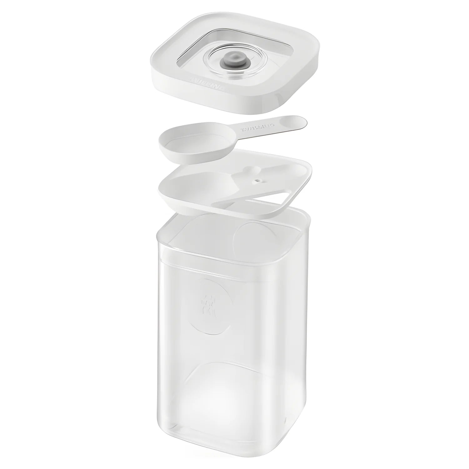 Zwilling Fresh & Save CUBE Starter Set con Pompa Sottovuoto – 6 Pezzi, Trasparente-Bianco, Art. 1025401