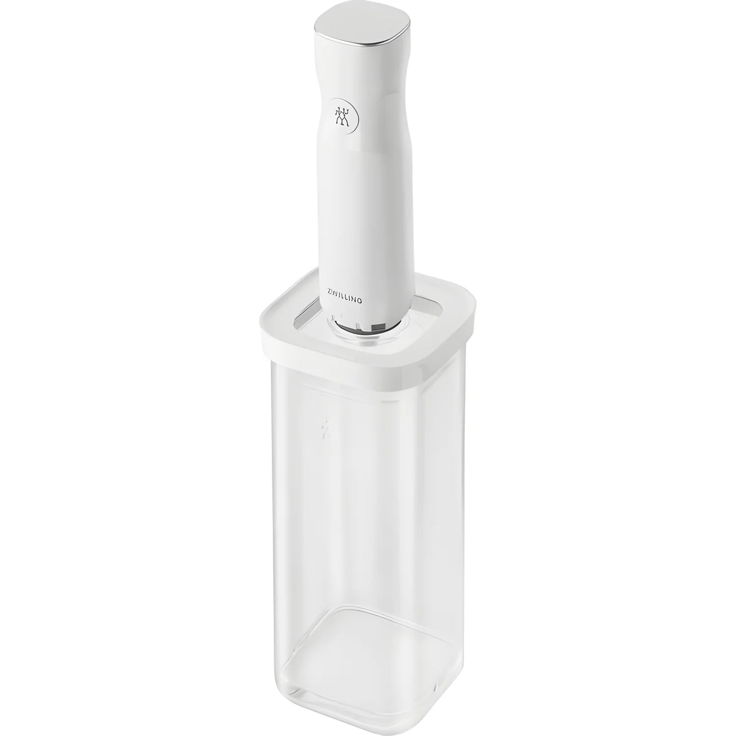 Zwilling Fresh & Save CUBE Starter Set con Pompa Sottovuoto – 6 Pezzi, Trasparente-Bianco, Art. 1025401