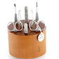 Alpen ceppo in legno ciliegio con strumenti per manicure 6895 r