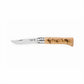 Opinel N. 08 coltello con Impugnatura incisa tema Arrampicata