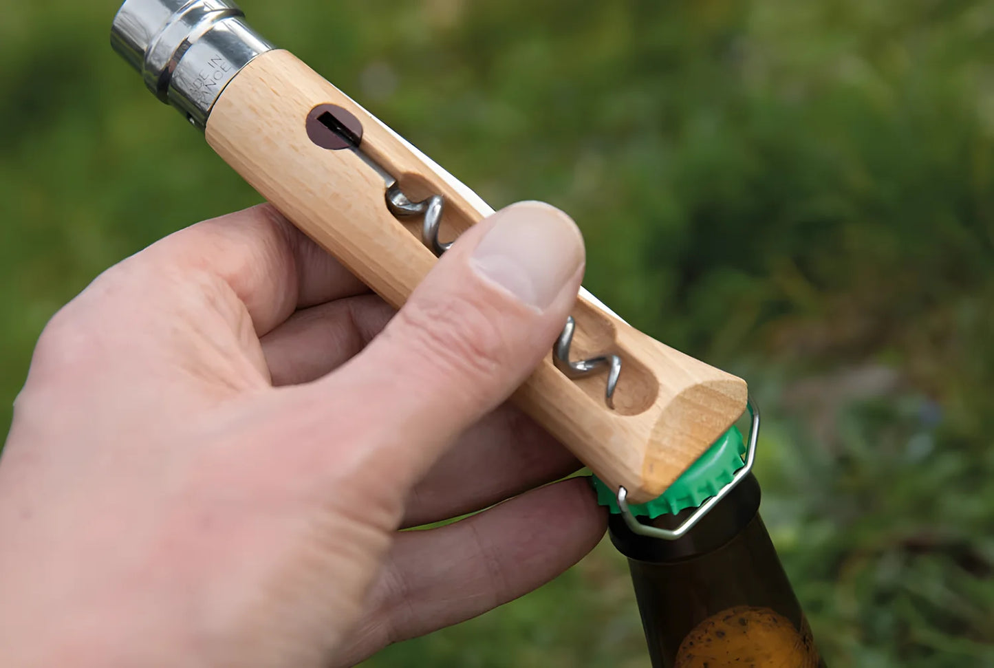 Opinel coltello Bivacco Astuccio Cavatappi Apribottiglie N. 10