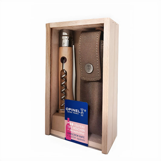 Opinel coltello Bivacco Astuccio Cavatappi Apribottiglie N. 10