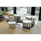 Zwilling TWIN Classic Set 9 Pezzi: 4 Pentole, 1 Casseruola, 4 Coperchi – Acciaio Inox 18/10, Induzione