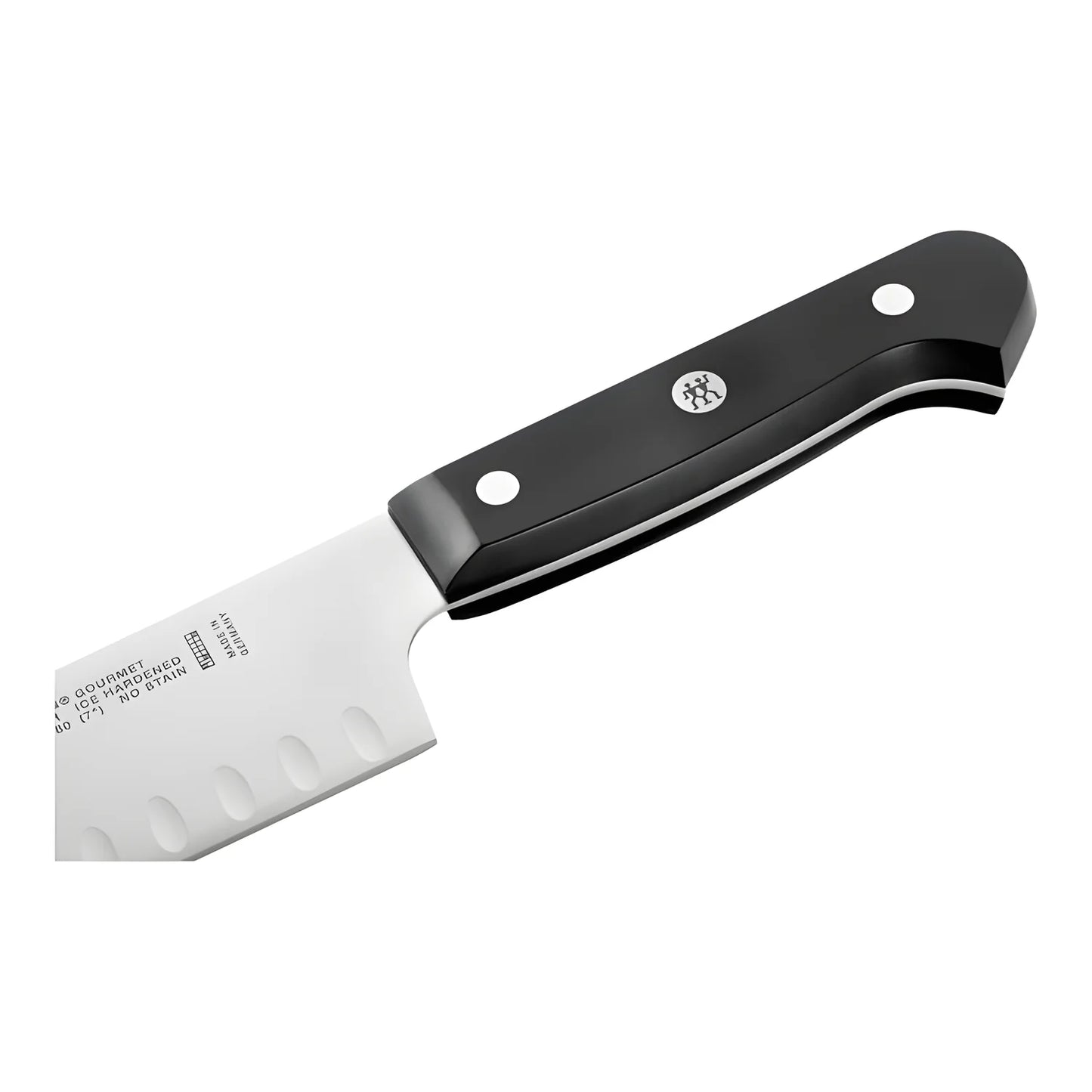 Zwilling Gourmet Coltello Santoku Alveolato 18 cm – Acciaio Inox, Manico Ergonomico