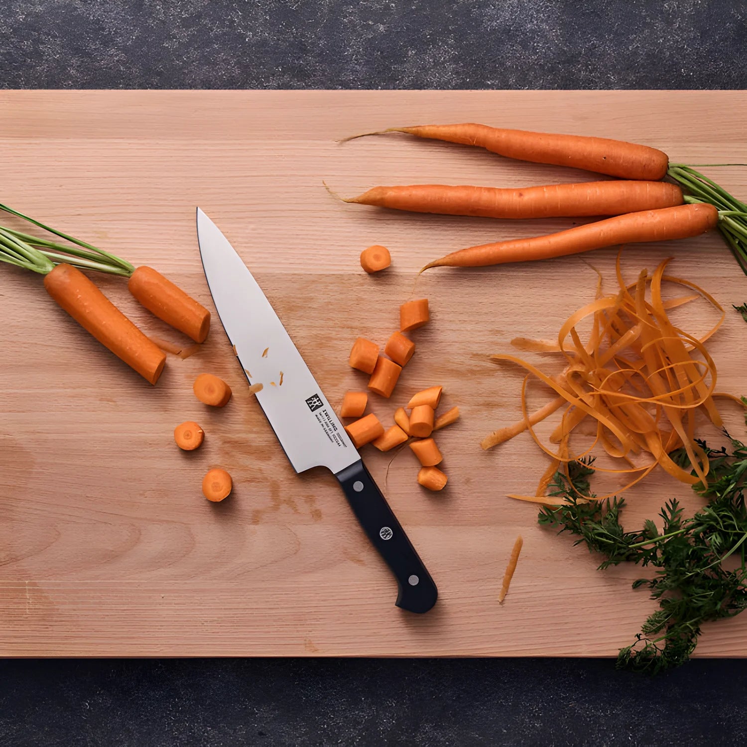 Zwilling Gourmet Coltello da Cuoco Liscio 20 cm – Acciaio Inox, Manico Ergonomico