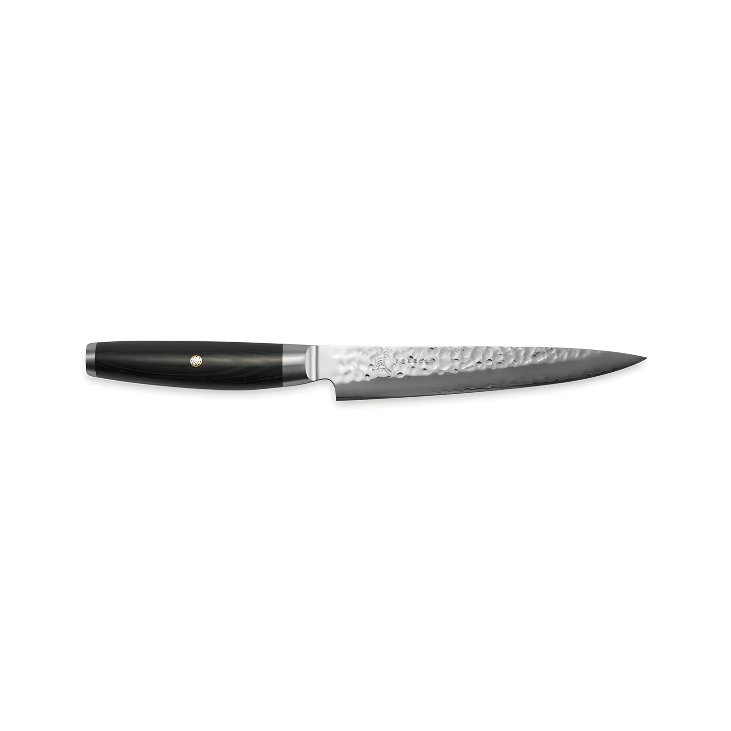 Yaxell KETU Coltello per Filettare Lama 18 cm – Acciaio SG2 63 HRC, Finitura Martellata