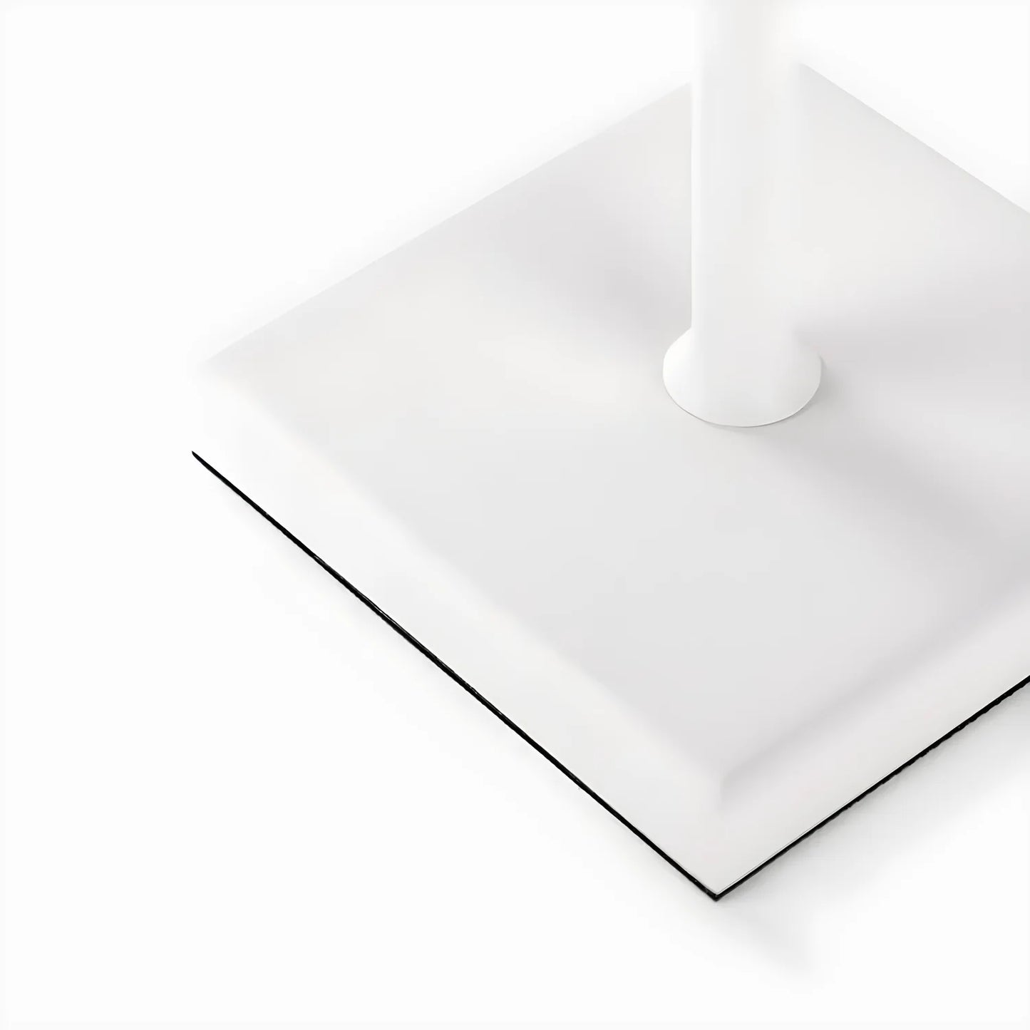 Luminart Lampada portatile a Led ricaricabile, accensione e regolazione luce touch, in alluminio bianco