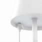 Luminart Lampada portatile a Led ricaricabile, accensione e regolazione luce touch, in alluminio bianco