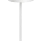 Luminart Lampada portatile a Led ricaricabile, accensione e regolazione luce touch, in alluminio bianco