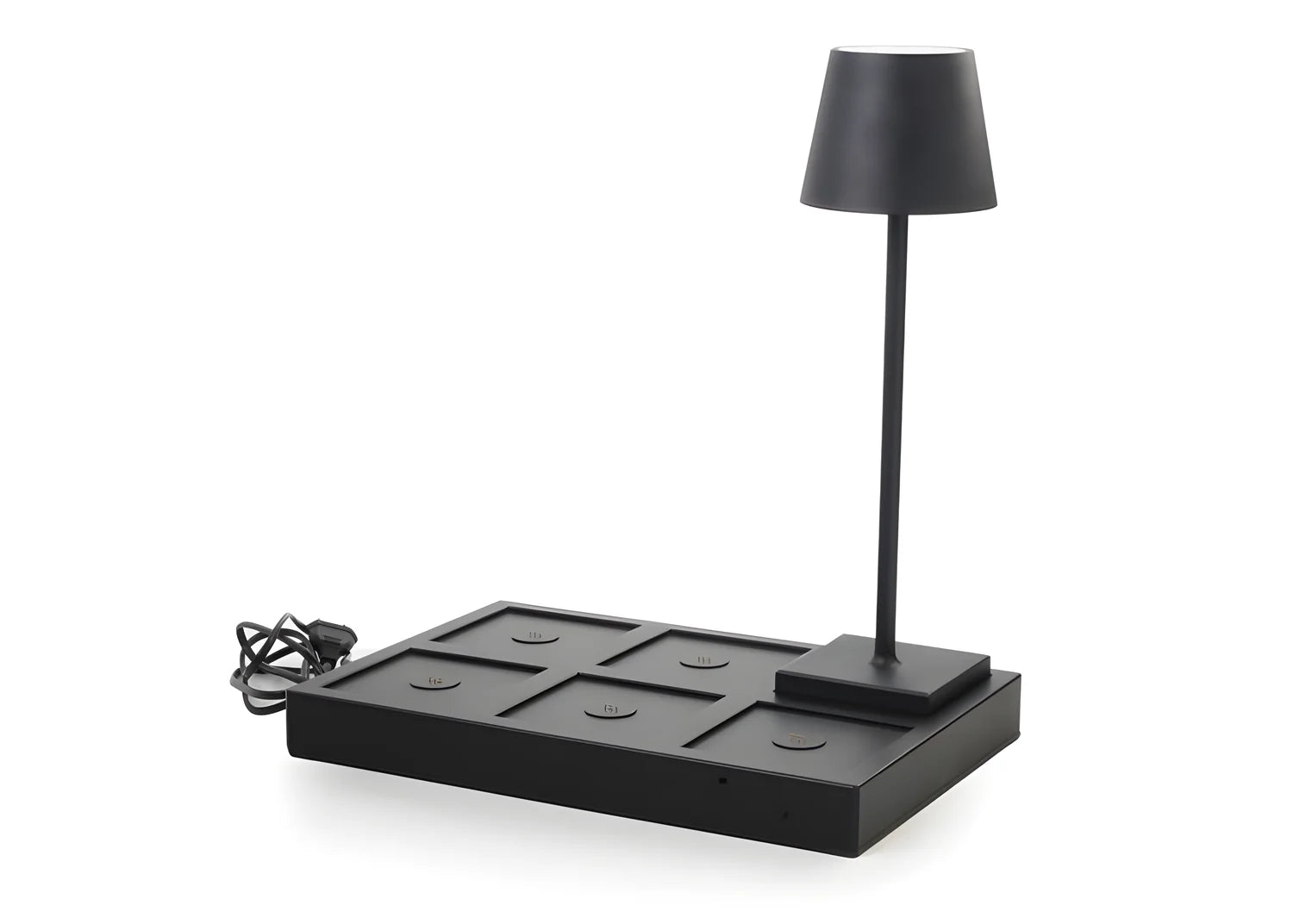 Luminart base per ricaricare 6 lampade led da tavolo