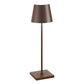 Luminart Lampada portatile a Led ricaricabile, accensione e regolazione luce touch, in alluminio rame