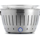 LotusGrill Standard – Barbecue Portatile a Carbonella in Acciaio Inox con Ventola USB/Batterie AA