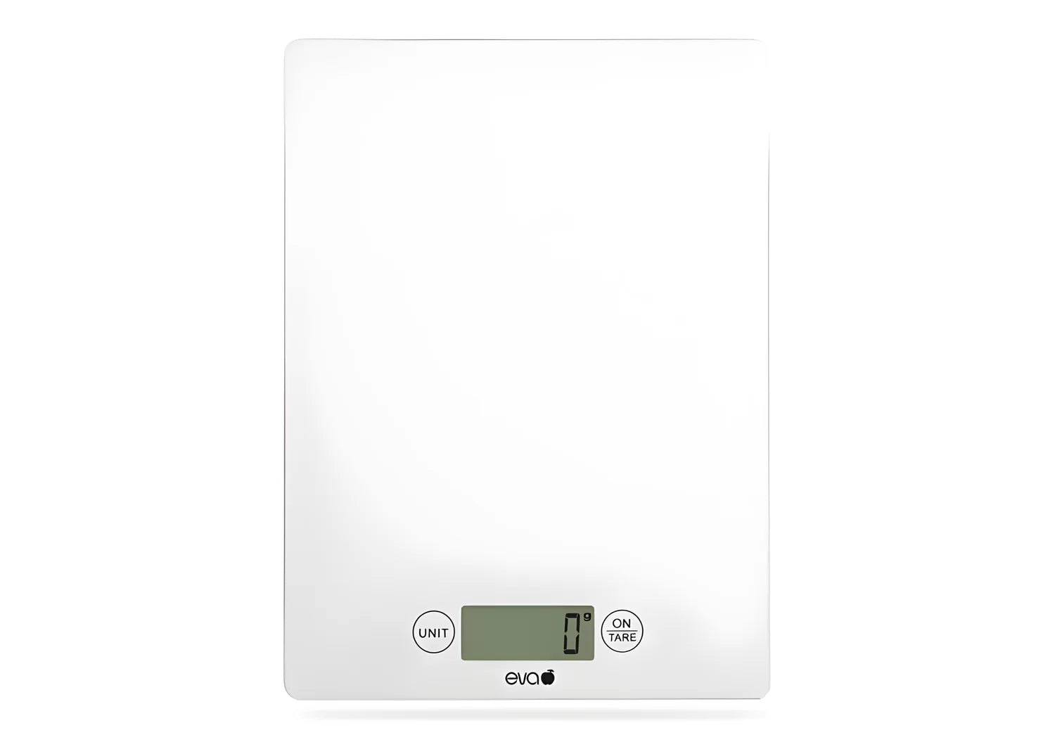 Eva bilancia digitale ripiano in vetro bianco divisione 1 g pesa massima 5 kg 033321