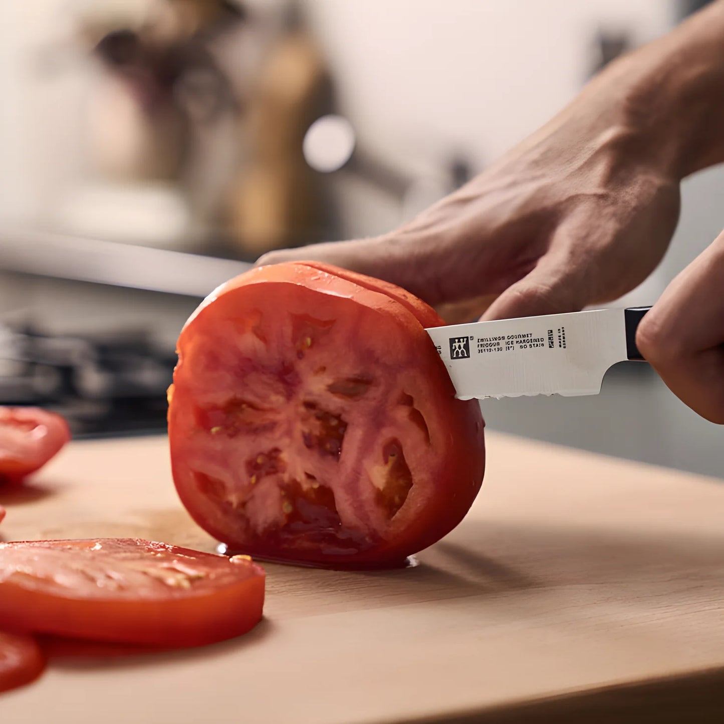 Zwilling Gourmet Coltello Universale Seghettato 13 cm – Acciaio Inox, Manico Ergonomico