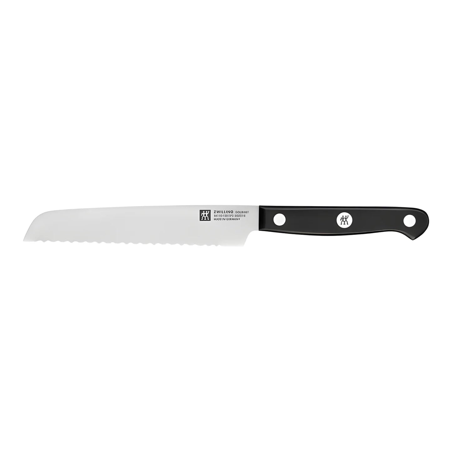Zwilling Gourmet Coltello Universale Seghettato 13 cm – Acciaio Inox, Manico Ergonomico