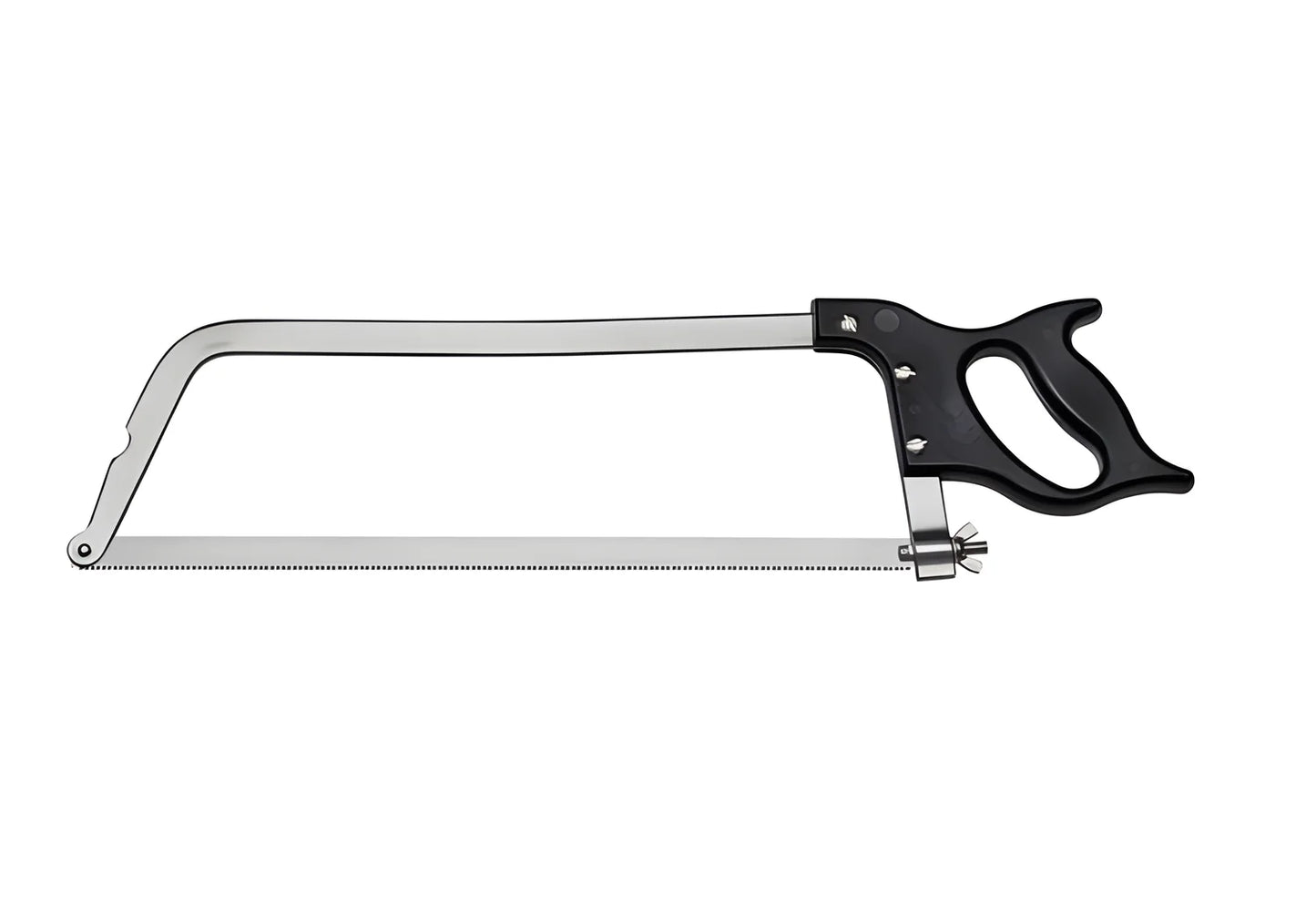 Segaossa a mano professionale da macellaio INOX 40cm tirante a vite