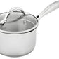 Scanpan Casseruola con mancio e coperchio in vetro "STS" cm Ø14