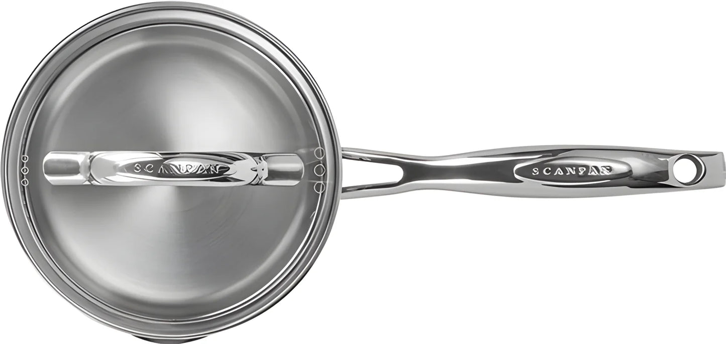 Scanpan Casseruola con mancio e coperchio in vetro "STS" cm Ø14