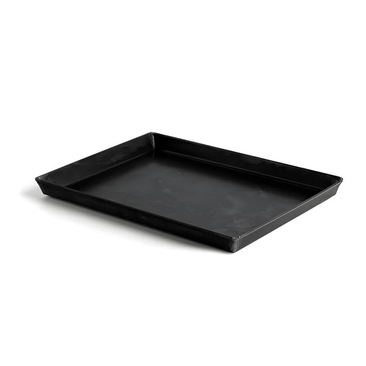 Marcato teglia in acciaio bluito professionale 40x30x3,3cm adatta ad alta temperatura, pizze, focacce, tutti i preparati da forno