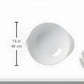 Ciotola in Melammina per impasti e lievitazione "Margrethe" L 6 cm Ø35x12,5