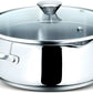 Lagostina Smart Set di Pentole Induzione, Gas e Forno in Acciaio Inox 18/10, 9 Pezzi, Fondo Lagoseal Plus Triplo Strato
