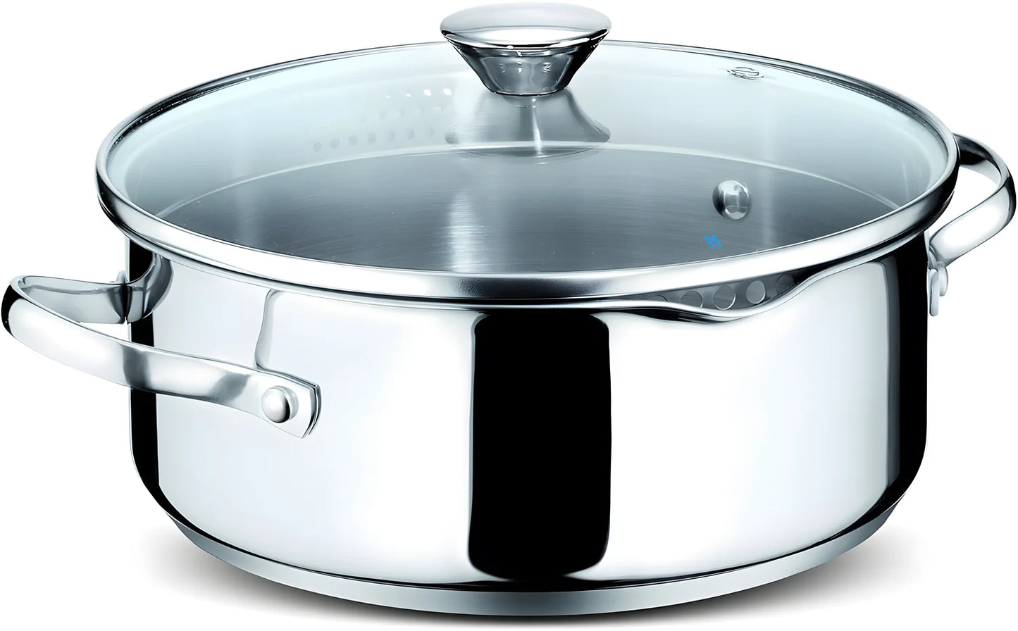 Lagostina Smart Set di Pentole Induzione, Gas e Forno in Acciaio Inox 18/10, 9 Pezzi, Fondo Lagoseal Plus Triplo Strato