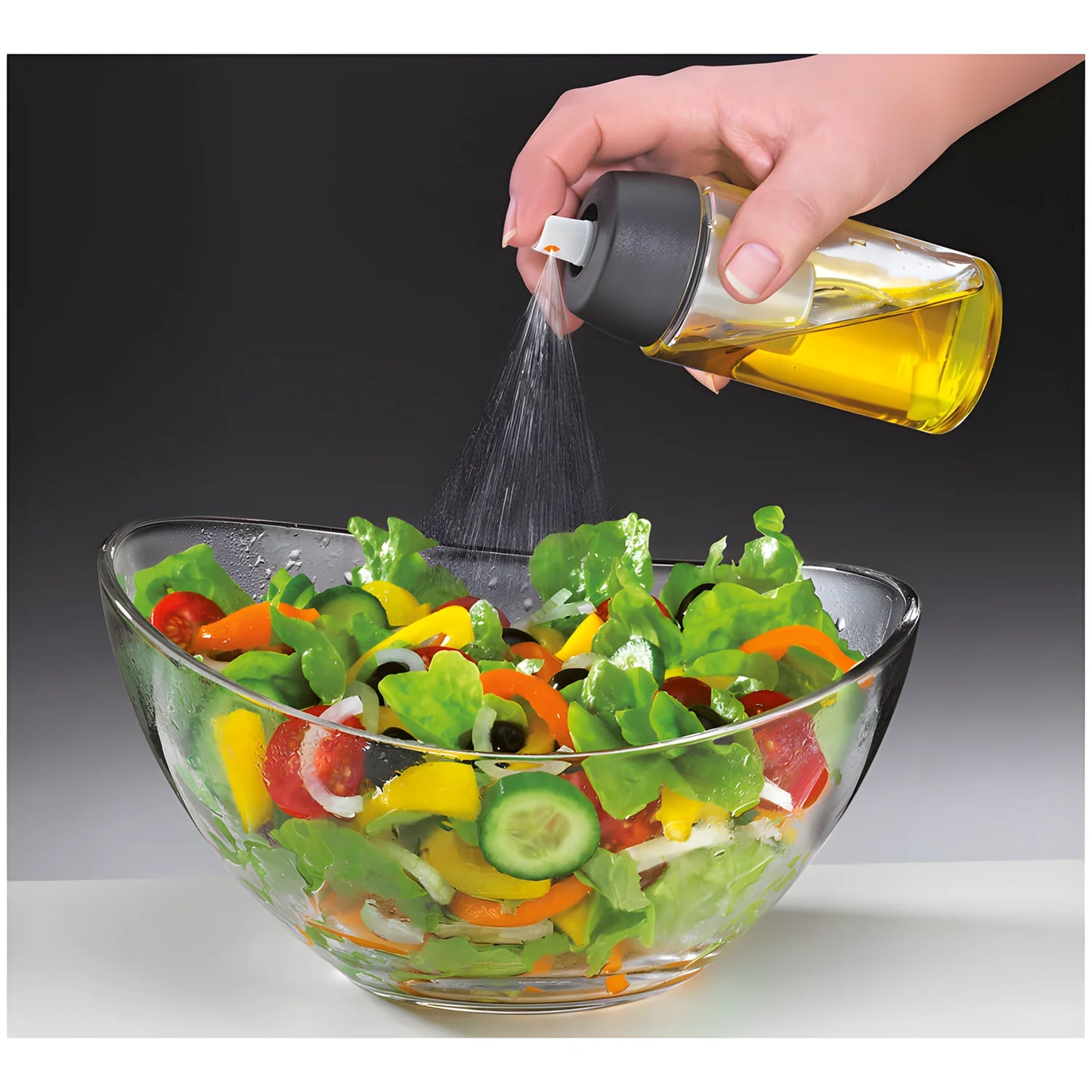 Kuchenprofi Dosotore spray per olio d'oliva "Liguria" ml 70/cm Ø