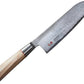 Suncraft Twisted Octagon coltello santoku lama damascata acciaio VG10 cm 17 TO-04