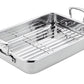 Scanpan teglia Arrostiera inox con griglia "Impact" induzione cm 42x26