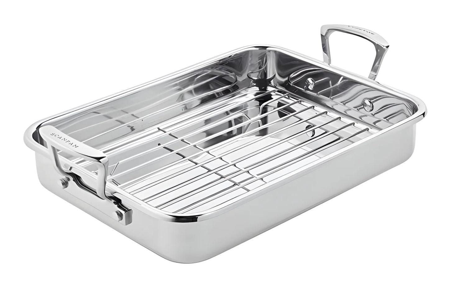 Scanpan teglia Arrostiera inox con griglia "Impact" induzione cm 42x26