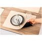 Tirolix Tovaglietta ecopelle all'americana rettangolare "Tramontana" double face nero-crema