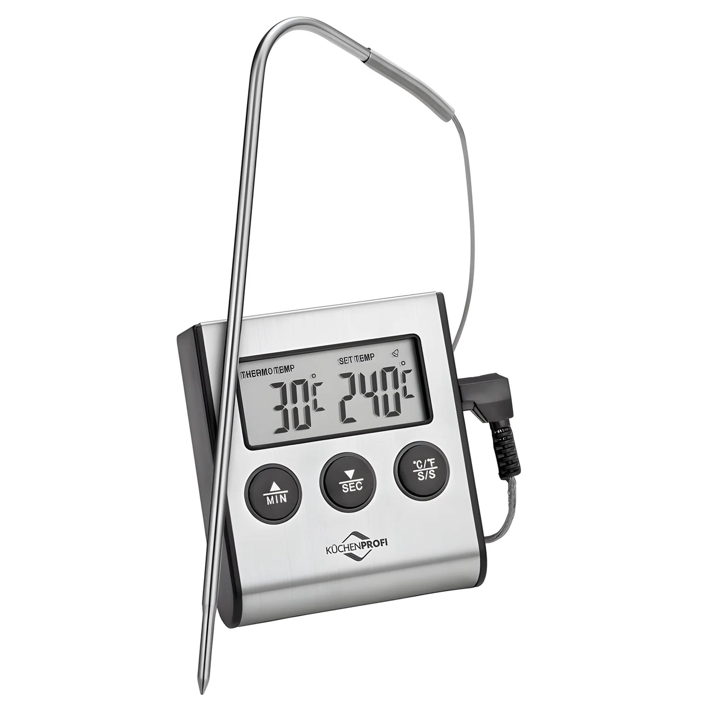 Kuchenprofi Termometro digitale con sonda adatto per forni o grill/BBQ "Primus" da -50°C a 300°C