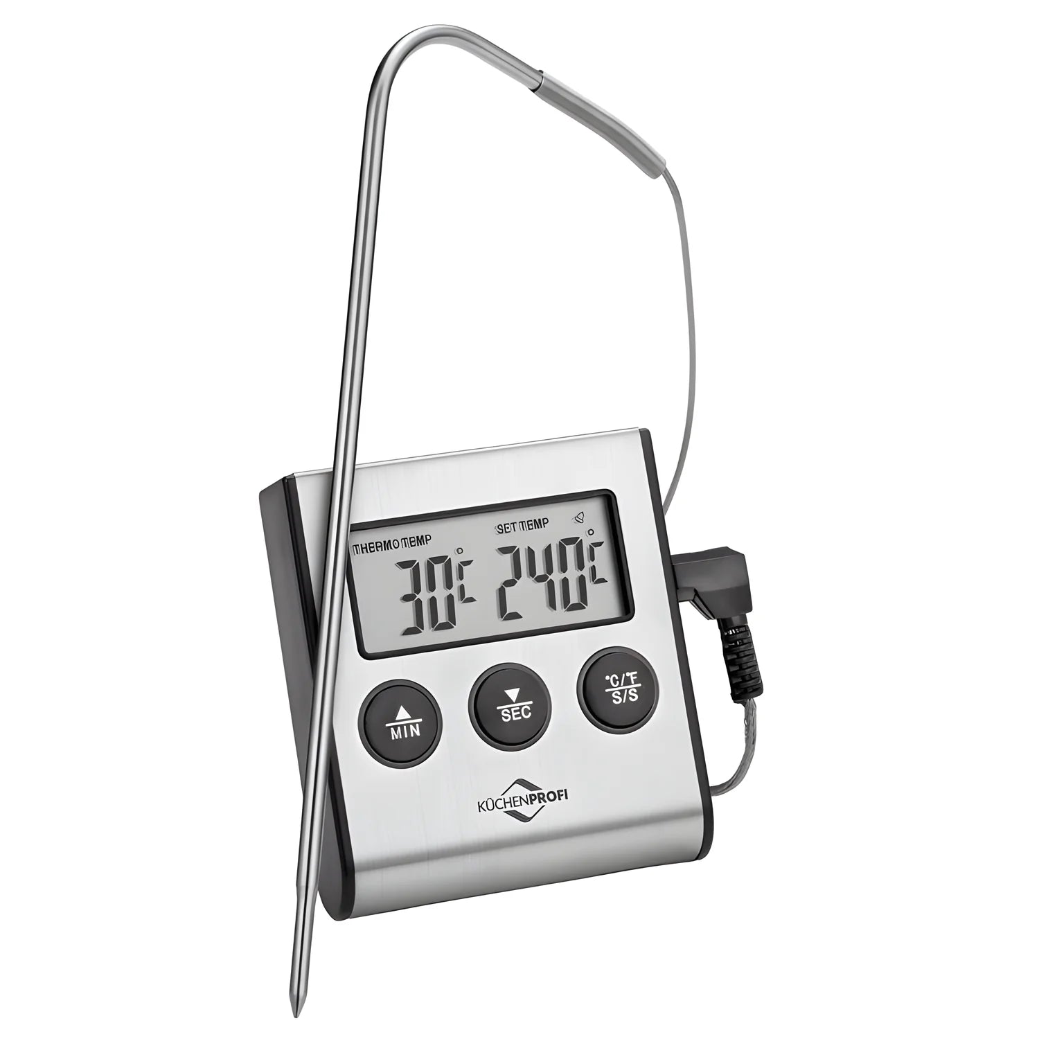 Kuchenprofi Termometro digitale con sonda adatto per forni o grill/BBQ "Primus" da -50°C a 300°C