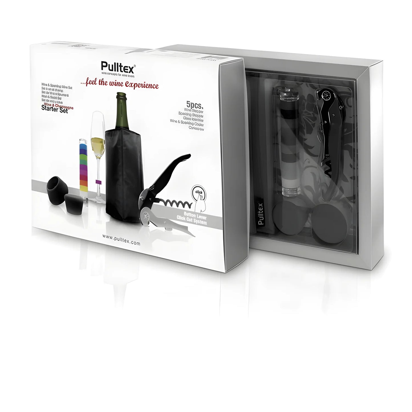 Pulltex set professionale per vino e spumante 5 pezzi 4630553