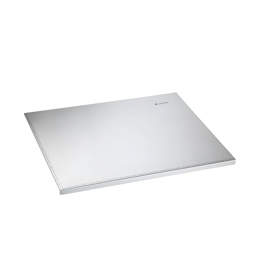Zassenhaus Spianatoia multiuso cm 60x50 in acciaio inox con scala in centimetri integrata