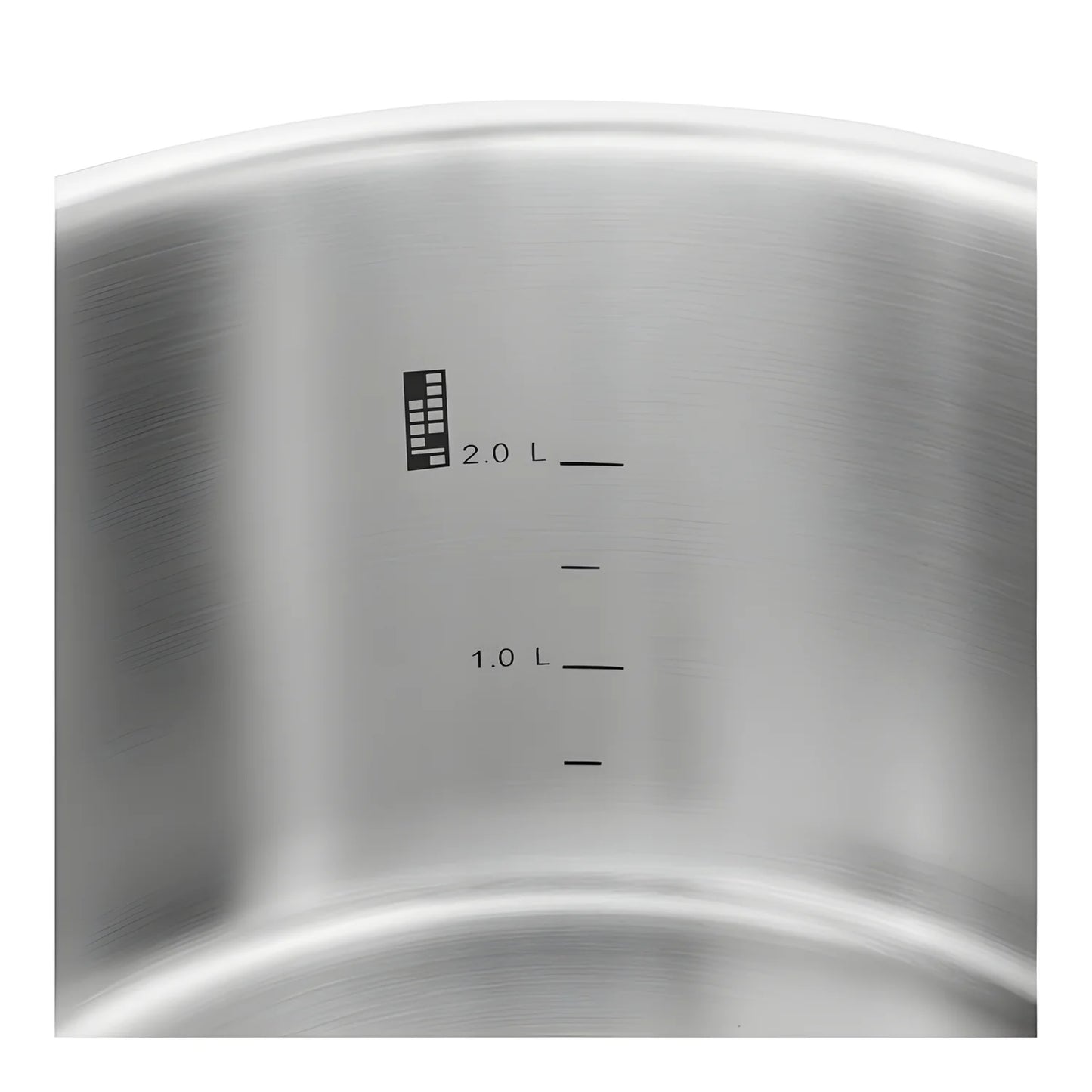 Zwilling Vitality Set 2 Casseruole, 3 Pentole e 4 Coperchi – Acciaio Inox, Induzione, Interno Graduato