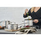 Zwilling Vitality Set 2 Casseruole, 3 Pentole e 4 Coperchi – Acciaio Inox, Induzione, Interno Graduato