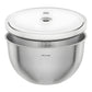 Zwilling Fresh & Save BOWLS Starterset – 9 Pezzi con Pompa Sottovuoto, 2 Ciotole Inox M/L + Buste, Bianco-Acciaio, Art. 1031015