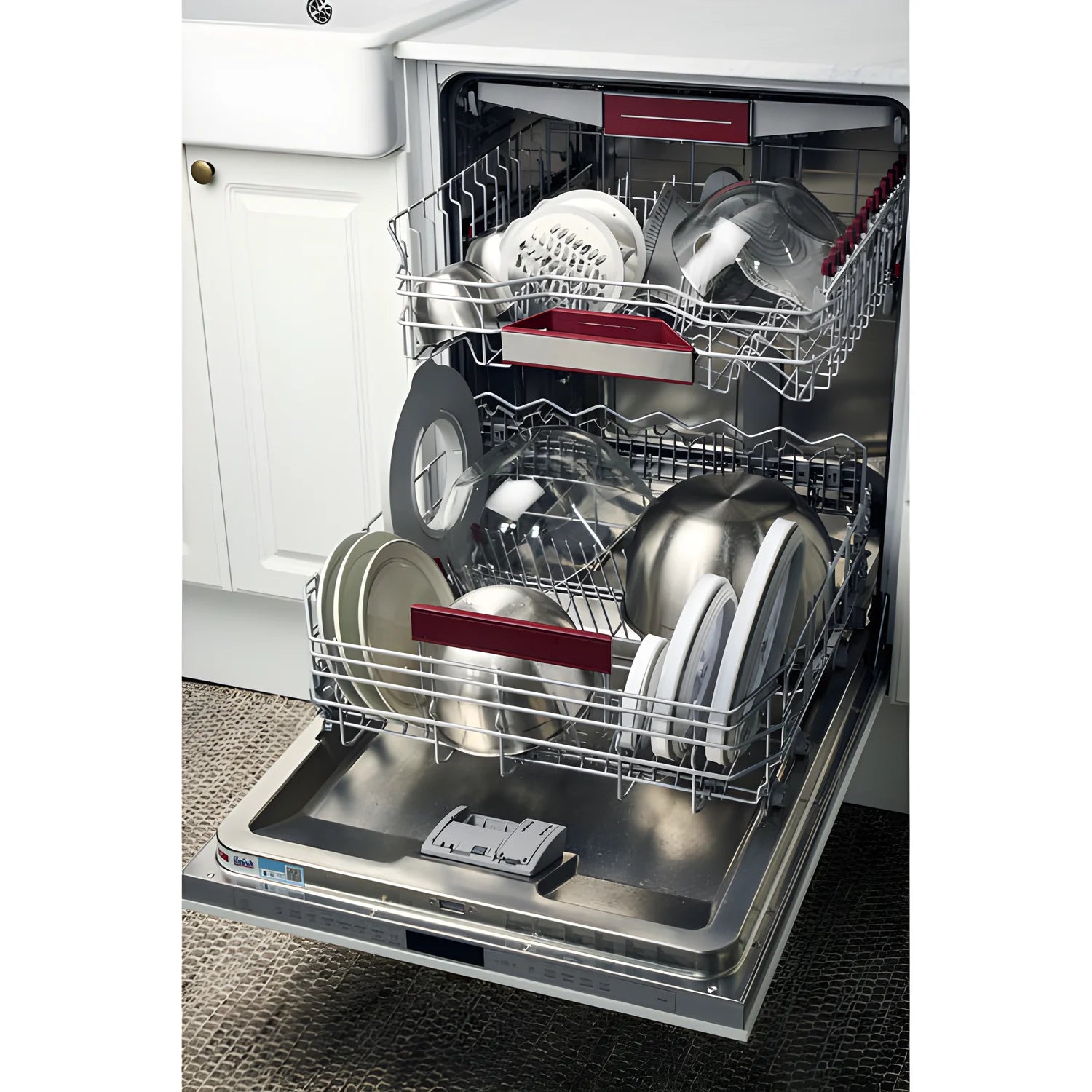 Zwilling Fresh & Save BOWLS Starterset – 9 Pezzi con Pompa Sottovuoto, 2 Ciotole Inox M/L + Buste, Bianco-Acciaio, Art. 1031015