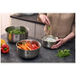 Zwilling Prep Set 3 Ciotole in Acciaio Inox – Ø 17, 21, 25 cm, Design Matteo Thun e Antonio Rodriguez