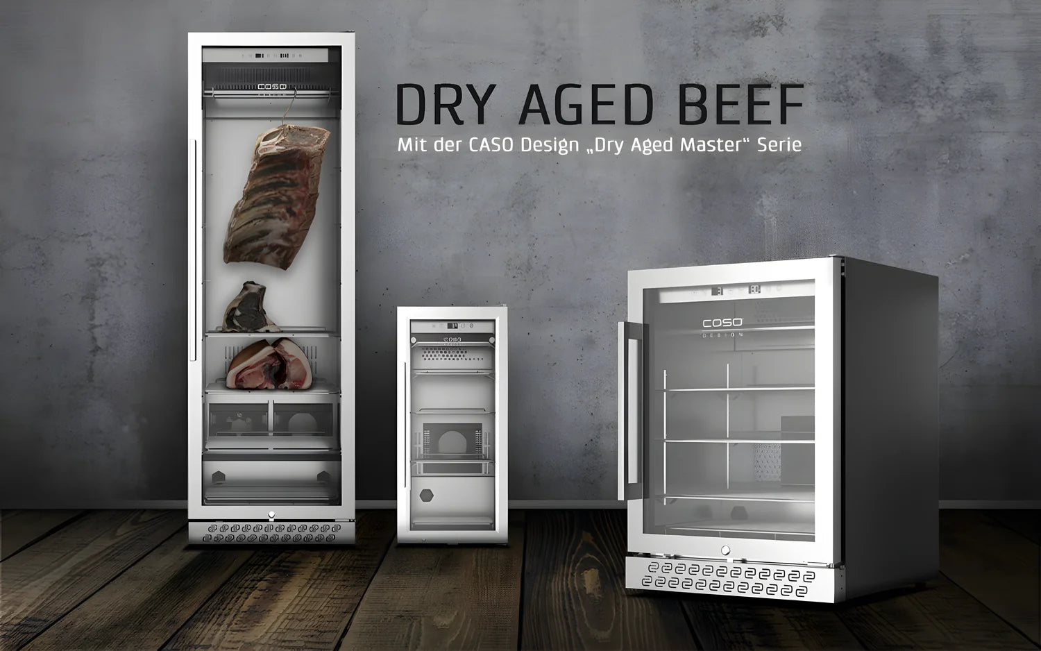 Armadio per Frollatura Carne Caso con tecnologia a compressore DryAged Master 63L