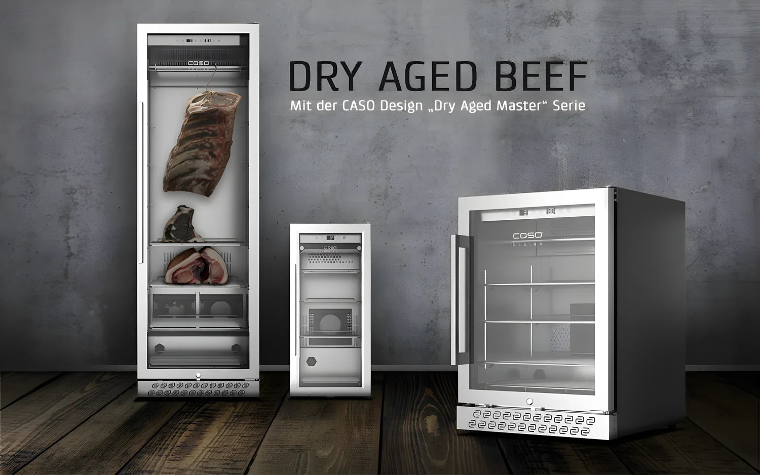 Armadio per Frollatura Carne Caso con tecnologia a compressore DryAged Master Pro 380 litri