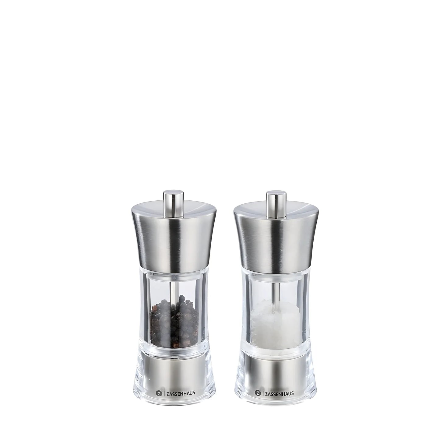 Zassenhaus Set composto da macina pepe e macina sale Aachen da 14 cm.