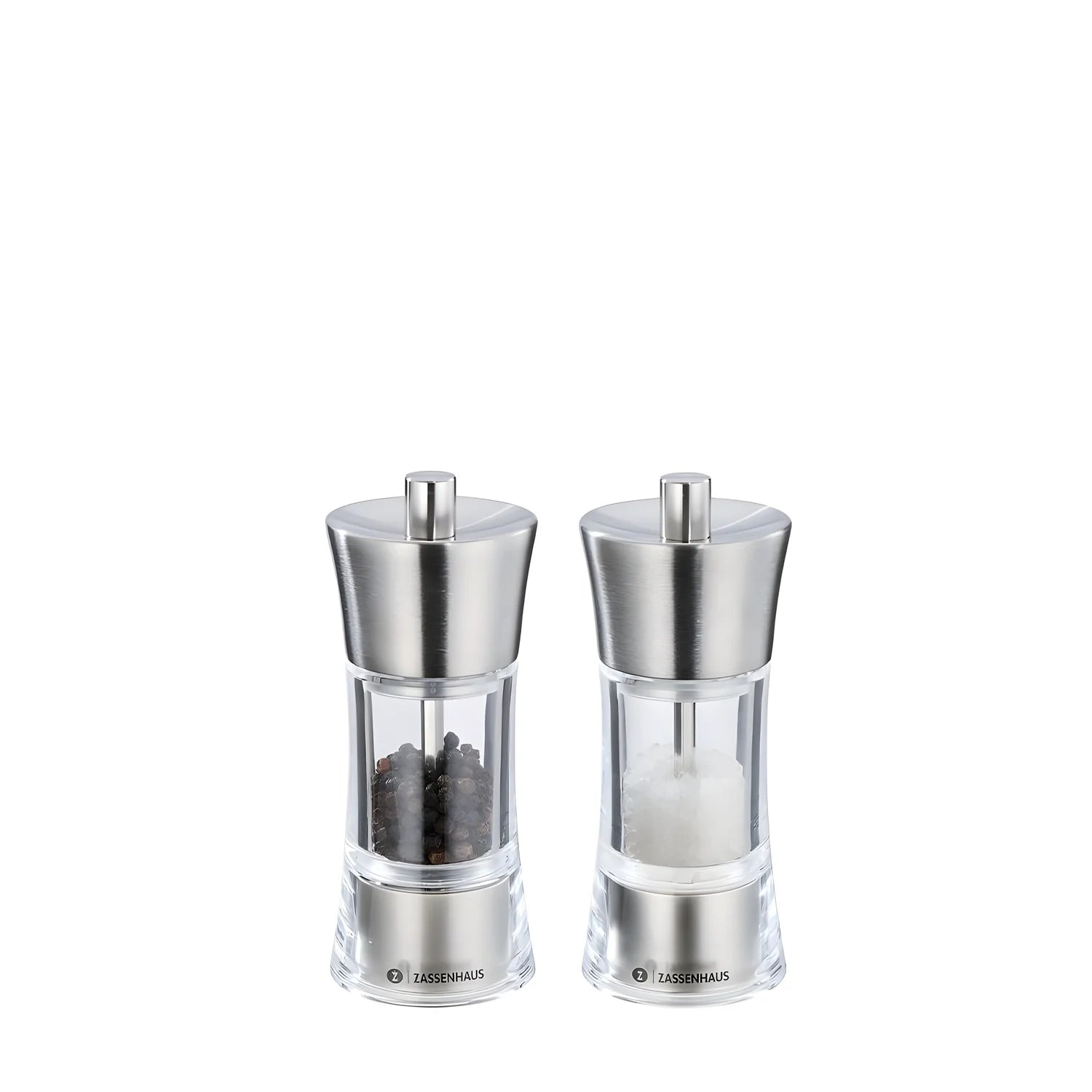 Zassenhaus Set composto da macina pepe e macina sale Aachen da 14 cm.